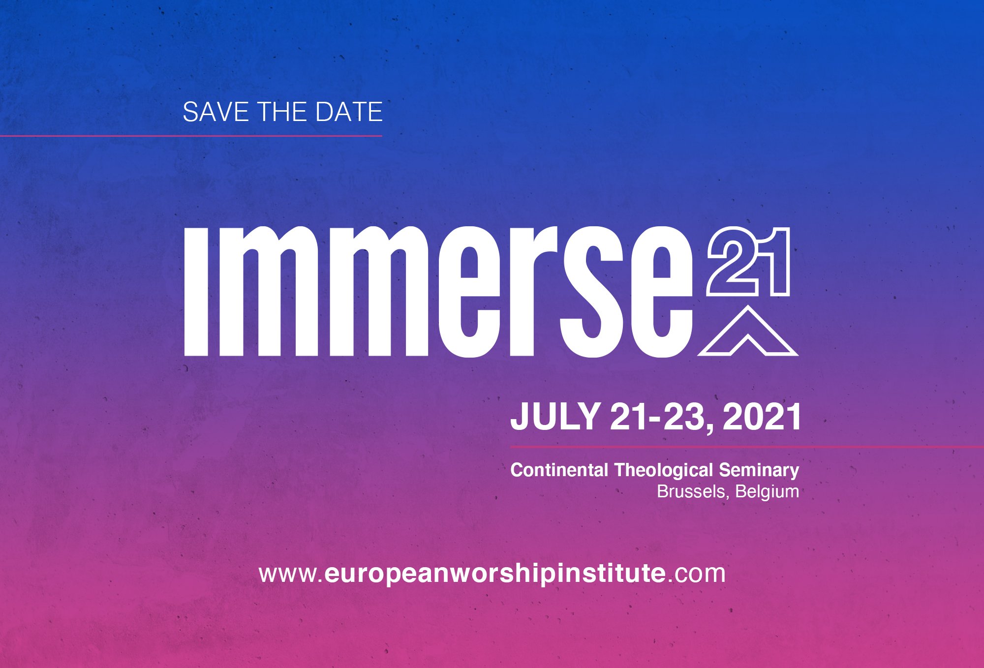 Immerse Worship Camp is July 21-23